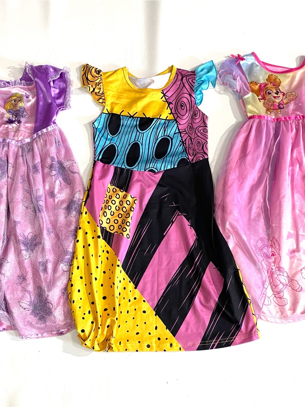 Bundle of 3 Nightgowns Disney Princess Rapunzel Sally Paw Patrol